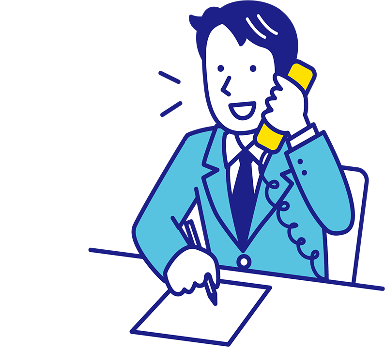 電話受付のイメージ